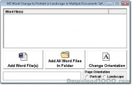 MS Word Change to Portrait or Landscape in Multipl screenshot